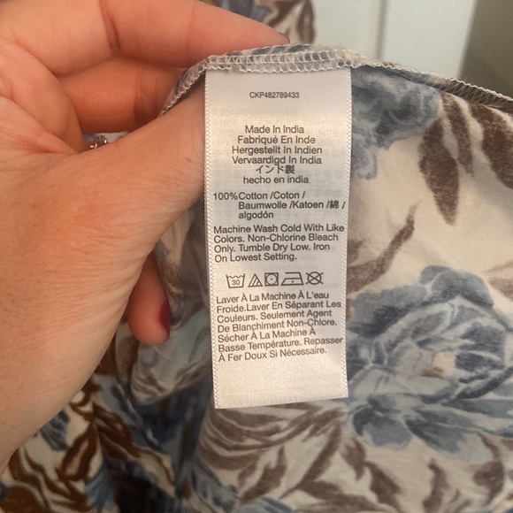 NWT Madewell Sleeveless V-Neck Midi Dress in Floral sz 0 - Picture 6 of 6